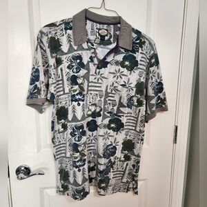 Tommy Bahama Hawaian Print Polo Shirt
